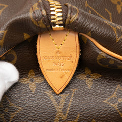 ルイ ヴィトン モノグラム キーポル50 ボストンバッグ トラベルバッグ M41426 ブラウン PVC レザー レディース LOUIS VUITTON 【中古】