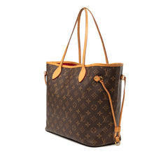 ルイ ヴィトン モノグラム ネヴァーフルMM トートバッグ M41177 ブラウン PVC レザー レディース LOUIS VUITTON 【中古】