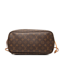 ルイ ヴィトン モノグラム ネヴァーフルMM トートバッグ M41177 ブラウン PVC レザー レディース LOUIS VUITTON 【中古】