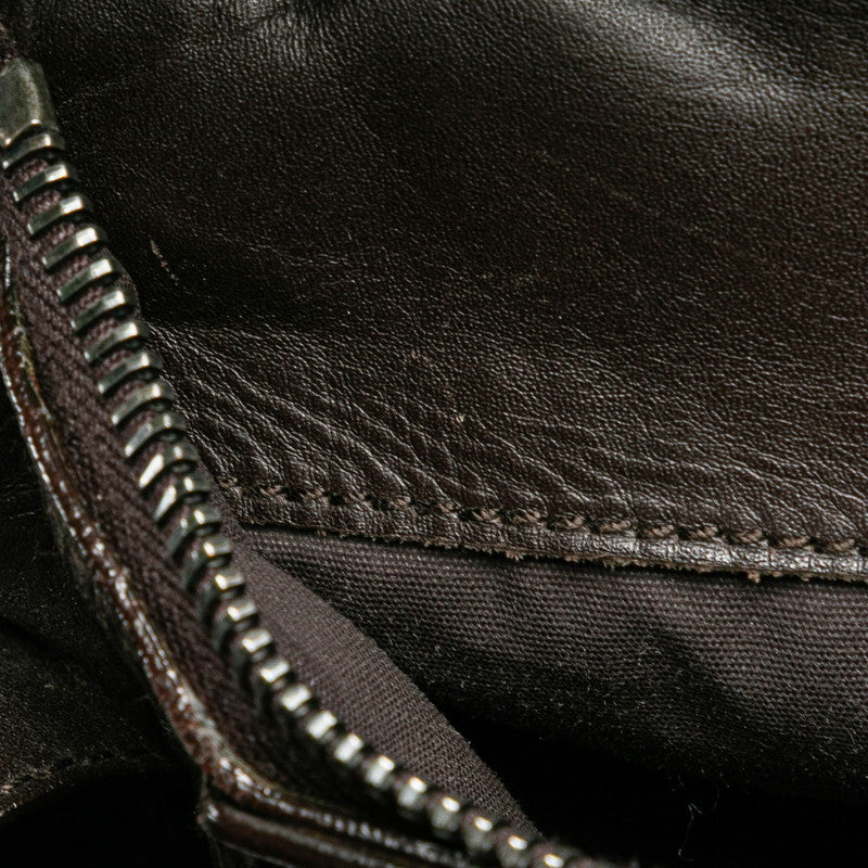 ボッテガヴェネタ イントレチャート ボディバッグ ウエストバッグ ブラウン レザー レディース BOTTEGAVENETA 【中古】