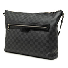 ルイ ヴィトン ダミエ グラフィット ミックMM 斜め掛け ショルダーバッグ N41106 ブラック PVC レザー メンズ LOUIS VUITTON 【中古】