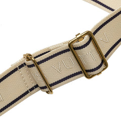 ルイ ヴィトン ダミエ アズール ナヴィグリオ ショルダーバッグ N51189 ホワイト PVC レザー レディース LOUIS VUITTON 【中古】