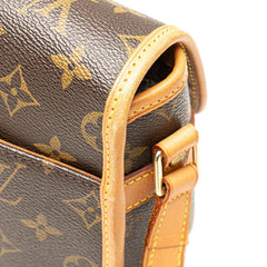 ルイ ヴィトン モノグラム ソローニュ 斜め掛け ショルダーバッグ M42250 ブラウン PVC レザー レディース LOUIS VUITTON 【中古】