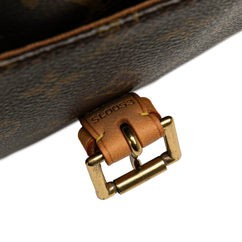 ルイ ヴィトン モノグラム ソローニュ 斜め掛け ショルダーバッグ M42250 ブラウン PVC レザー レディース LOUIS VUITTON 【中古】