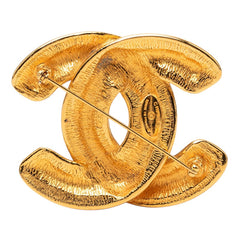 シャネル ココマーク マトラッセ ヴィンテージ ブローチ ゴールド メッキ レディース CHANEL 【中古】