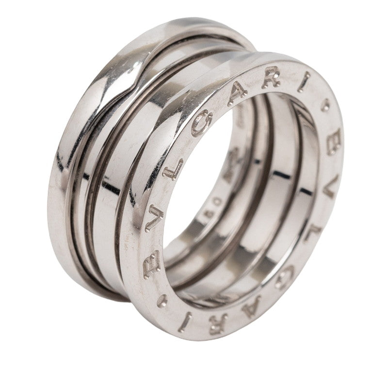 ブルガリ B-zero1 ビーゼロワン リング 指輪 #50 K18WG ホワイトゴールド レディース BVLGARI 中古