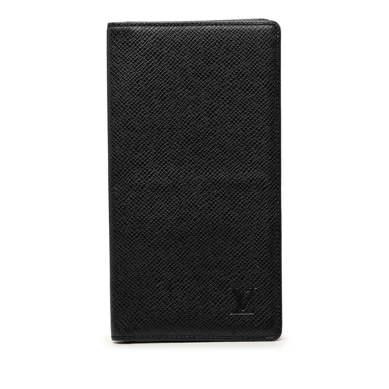 ルイ ヴィトン タイガ ポルトバルール カルトクレディ 二つ折り 長財布 M30392 ブラック タイガレザー メンズ LOUIS VUITTON 【中古】