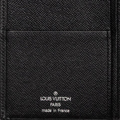 ルイ ヴィトン タイガ ポルトバルール カルトクレディ 二つ折り 長財布 M30392 ブラック タイガレザー メンズ LOUIS VUITTON 【中古】