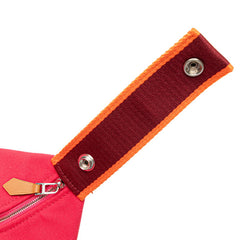 エルメス ブリッドアブラックPM ハンドバッグ ピンク オレンジ キャンバス レディース HERMES 【中古】