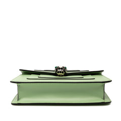 ブルガリ セルペンティ フォーエバー チェーン ショルダーバッグ ライトグリーン レザー レディース BVLGARI 【中古】