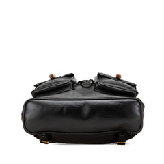 グッチ バンブー リュック バックパック 003 58 0016 ブラック レザー レディース GUCCI 【中古】