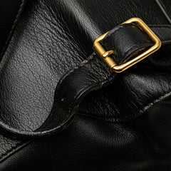 グッチ バンブー リュック バックパック 003 58 0016 ブラック レザー レディース GUCCI 【中古】