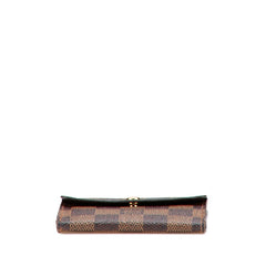 ルイ ヴィトン ダミエ ラドロー カードケース コインケース N62925 ブラウン PVC レザー レディース LOUIS VUITTON 【中古】
