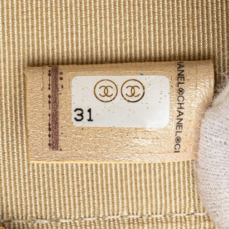 シャネル マトラッセ ココマーク コインケース ゴールド レザー レディース CHANEL 【中古】