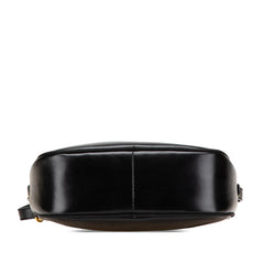 サルヴァトーレフェラガモ ヴァラ 斜め掛け ショルダーバッグ A214183 ブラック レザー レディース Salvatore Ferragamo 【中古】