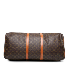 ルイ ヴィトン モノグラム キーポル60 ボストンバッグ トラベルバッグ M41422 ブラウン PVC レザー レディース LOUIS VUITTON 【中古】