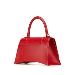 バレンシアガ アワーグラス ハンドバッグ ショルダーバッグ 2WAY 593546 レッド レザー レディース BALENCIAGA 【中古】