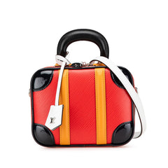 ルイ ヴィトン エピ ヴァリゼットBB ハンドバッグ ショルダーバッグ 2WAY M55524 ルージュ レッド ブラック レザー レディース LOUIS VUITTON 【中古】