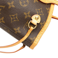 ルイ ヴィトン モノグラム ネヴァーフルPM ハンドバッグ トートバッグ M40155 ブラウン PVC レザー レディース LOUIS VUITTON 【中古】