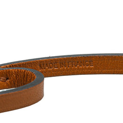 エルメス オラン ナノ サンダル チャーム バッグチャーム ブラウン ライトブルー ヴォーエプソン バトラー ヴァッシュハンター レディース HERMES 【中古】