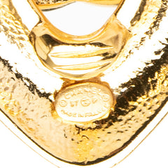 シャネル ココマーク ひし形 モチーフ イヤリング ゴールド メッキ レディース CHANEL 【中古】