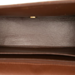 シャネル マトラッセ ココマーク チェーン ショルダーバッグ ブラウン キャビアスキン レディース CHANEL 【中古】