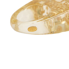 シャネル ココマーク リング 指輪 ゴールド クリア プラスチック レディース CHANEL 【中古】