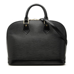 ルイ ヴィトン エピ アルマ ハンドバッグ ショルダーバッグ 2WAY M52142 ノワール ブラック レザー レディース LOUIS VUITTON 中古