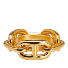 エルメス レガート シェーヌダンクル スカーフリング ゴールド メッキ レディース HERMES 【中古】