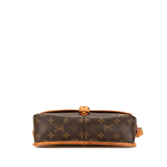 ルイ ヴィトン モノグラム ソローニュ 斜め掛け ショルダーバッグ M42250 ブラウン PVC レザー レディース LOUIS VUITTON 【中古】