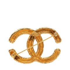 シャネル ココマーク ヨウガン 溶岩 モチーフ ヴィンテージ ブローチ 93A ゴールド メッキ レディース CHANEL 【中古】