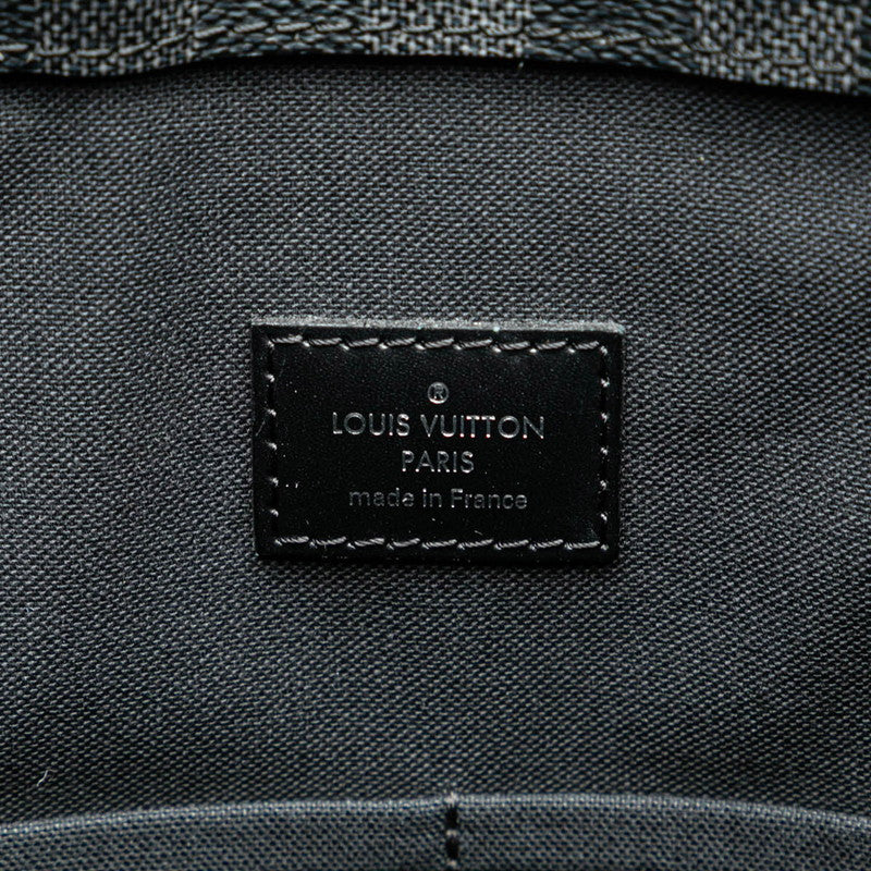 ルイ ヴィトン ダミエ グラフィット タダオPM ハンドバッグ ショルダーバッグ 2WAY N41259 ブラック PVC レザー メンズ LOUIS VUITTON 【中古】