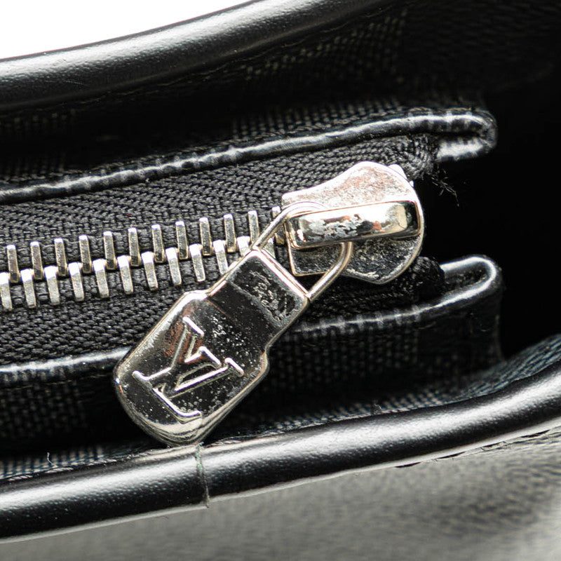 ルイ ヴィトン ダミエ グラフィット タダオPM ハンドバッグ ショルダーバッグ 2WAY N41259 ブラック PVC レザー メンズ LOUIS VUITTON 【中古】