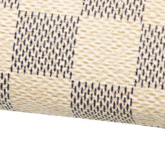 ルイ ヴィトン ダミエ アズール エヴァ チェーン ショルダーバッグ N55214 ホワイト PVC レザー レディース LOUIS VUITTON 【中古】