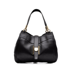 サルヴァトーレフェラガモ トートバッグ ショルダーバッグ EE-21 E746 ブラック レザー レディース Salvatore Ferragamo 中古