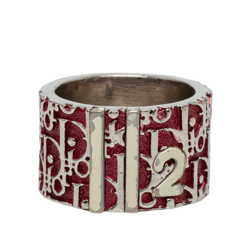 ディオール トロッター リング 指輪 #5 シルバー パープル系 メタル レディース Dior 【中古】