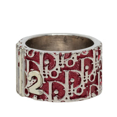 ディオール トロッター リング 指輪 #5 シルバー パープル系 メタル レディース Dior 【中古】