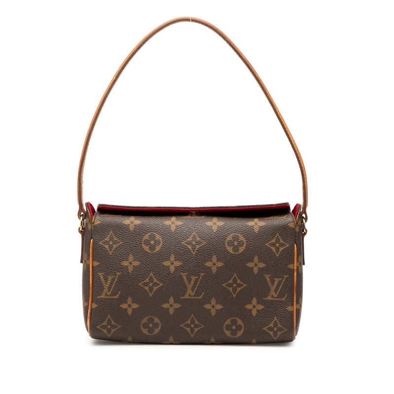 ルイ ヴィトン モノグラム レシタル ハンドバッグ M51900 ブラウン PVC レザー レディース LOUIS VUITTON 【中古】