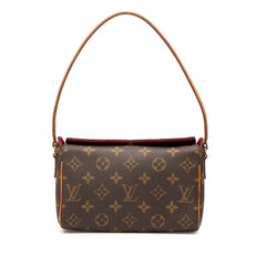 ルイ ヴィトン モノグラム レシタル ハンドバッグ M51900 ブラウン PVC レザー レディース LOUIS VUITTON 【中古】