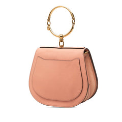 クロエ ナイル ブレスレットバッグ 2WAY 斜め掛け ショルダーバッグ ピンク レザー レディース Chloe 中古