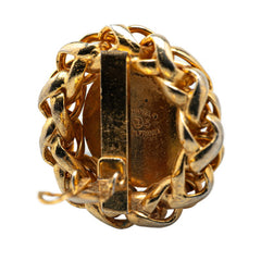 シャネル ヴィンテージ ココマーク 稲穂 モチーフ イヤリング ゴールド メッキ レディース CHANEL 【中古】