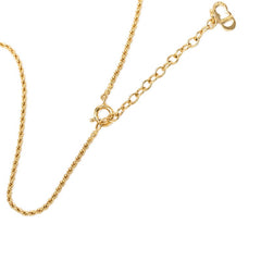 ディオール CDロゴ ペンダント ネックレス ゴールド メッキ レディース Dior 中古