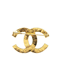 シャネル ココマーク ラインストーン ブローチ ゴールド メッキ レディース CHANEL 【中古】