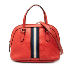 グッチ シェリーライン ハンドバッグ ショルダーバッグ 2WAY 341504 レッド マルチカラー レザー レディース GUCCI 【中古】