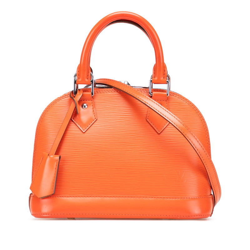 ルイ ヴィトン エピ アルマBB ハンドバッグ ショルダーバッグ 2WAY M40854 ピモン オレンジ レザー レディース LOUIS VUITTON 【中古】