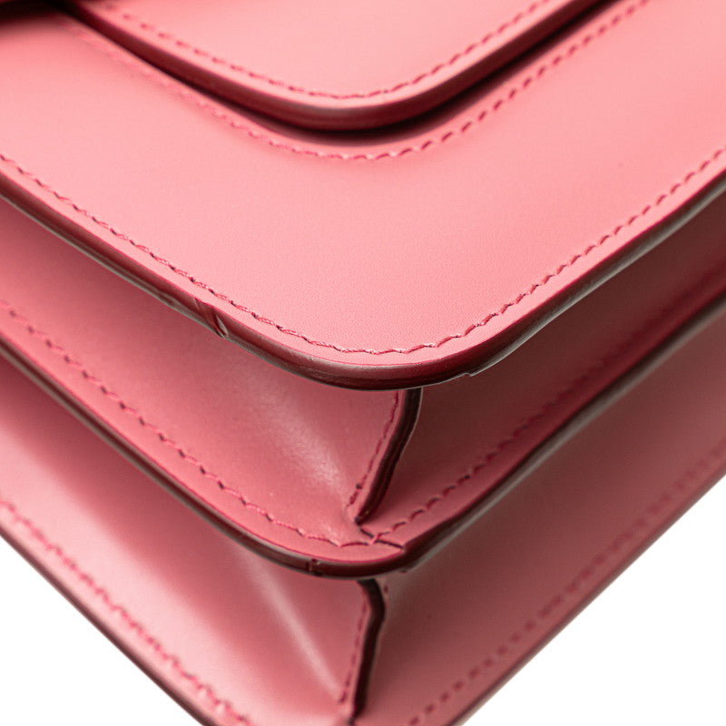 ブルガリ セルペンティ フォーエバー チェーン ショルダーバッグ ハンドバッグ ピンク レザー レディース BVLGARI 【中古】