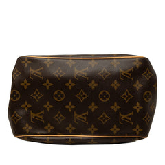 ルイ ヴィトン モノグラム バティニョール ハンドバッグ トートバッグ M51156 ブラウン PVC レザー レディース LOUIS VUITTON 中古