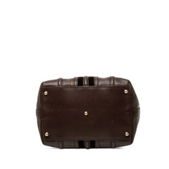グッチ グッチシマ ハンドバッグ ドクターズバッグ 146002 ブラウン レザー レディース GUCCI 【中古】