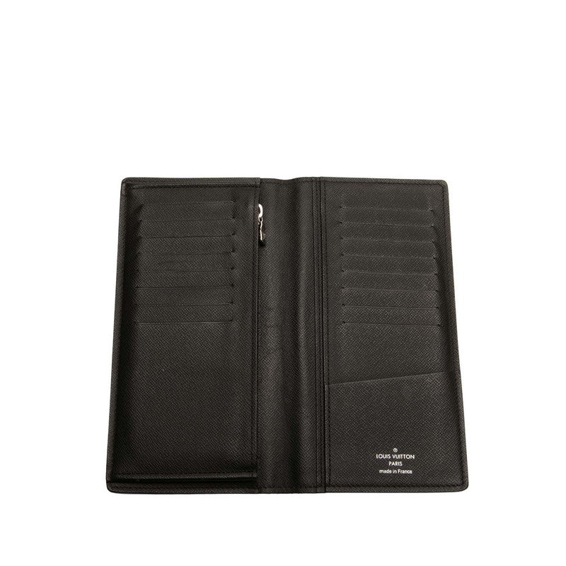 ルイ ヴィトン タイガ ポルトフォイユ ブラザ 長財布 M32572 アルドワーズ ブラック レザー メンズ LOUIS VUITTON 【中古】