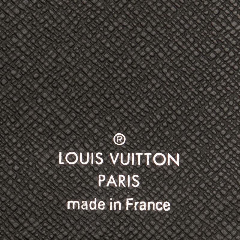 ルイ ヴィトン タイガ ポルトフォイユ ブラザ 長財布 M32572 アルドワーズ ブラック レザー メンズ LOUIS VUITTON 【中古】